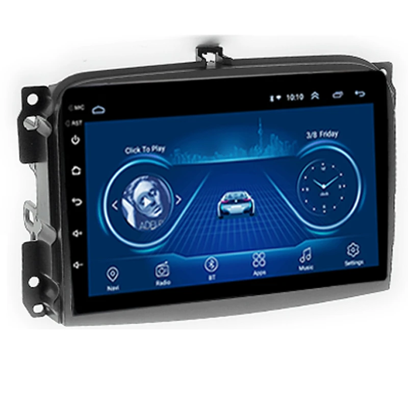Android 9.0 Car Audio Radio Screen For Fiat 500L 2013 2012 Stereo Support Mirror Link Multimedia Video Player Navigation GPS