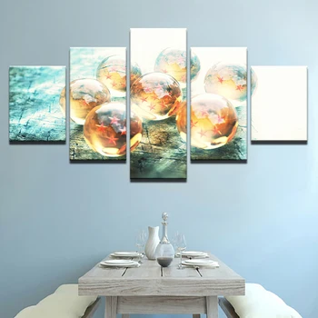 

Painting Style Wall Modular 5 Panel Dragon Ball Art Canvas Pictures For Living Room Cuadros Modern Framework Decoration
