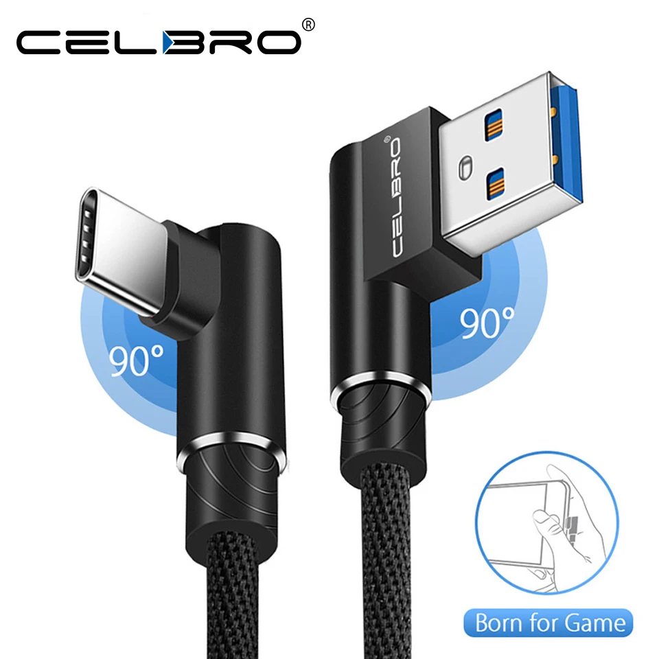 Кабель USB Type-C для быстрой зарядки Samsung Galaxy A51 A71 A41 Honor 30 Pro OnePlus 8 Tipo C зарядное