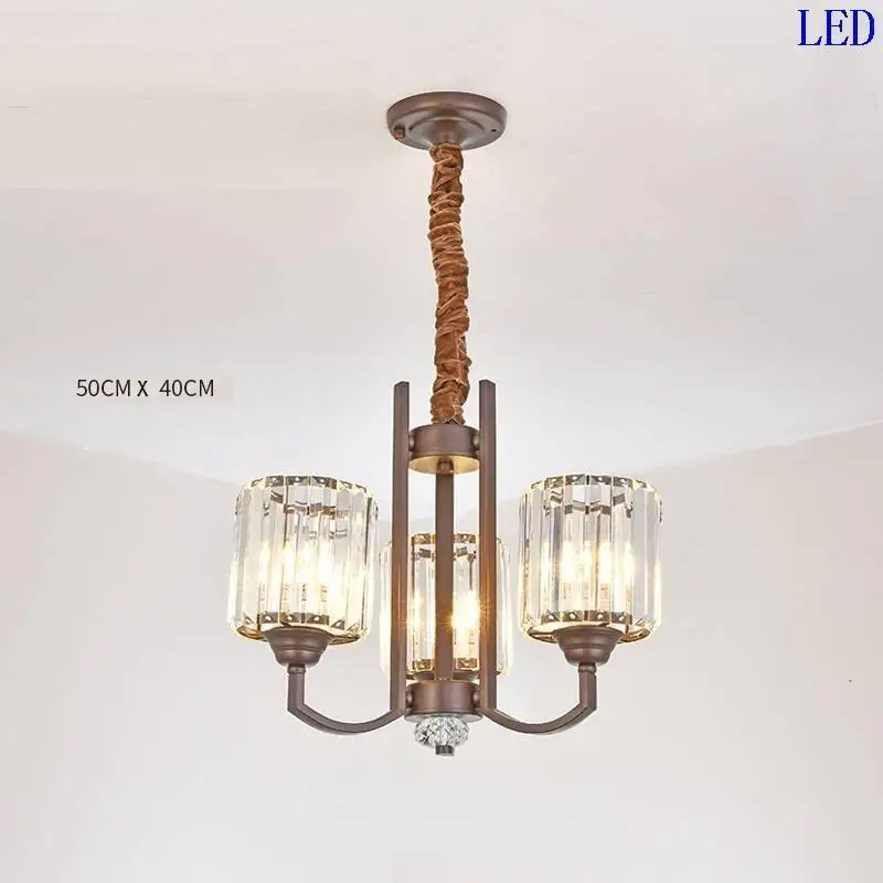 Кухня Современный свет Кристалл Lampen Industrieel Luminaria Lampara де Techo Colgante Moderna подвесной светильник