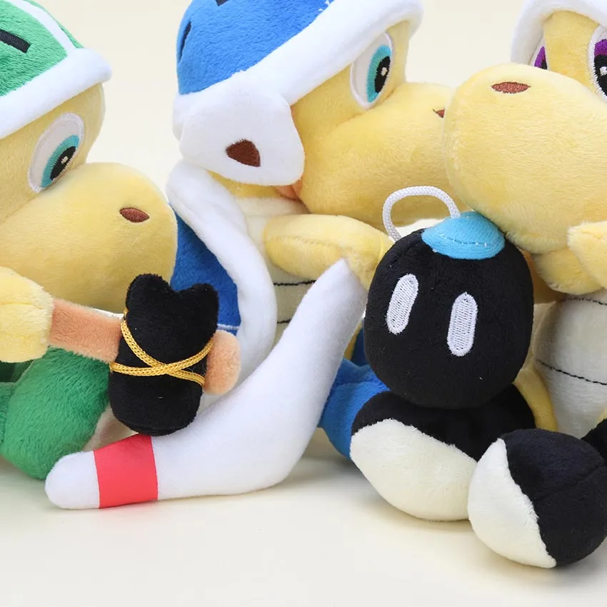 3 шт. " Luma Koopa Troopa Bomb бумеранг, молоток, черепаха, мягкие животные, подарок для детей, плюшевые игрушки Luigi
