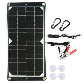 

50W 18V Solar Panel Flexible PET Monocrystalline Solar Cell Waterproof USB Charger Output Devices For Car Boat Battery Charger