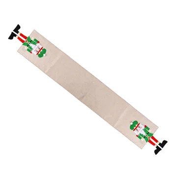 

1pc Christmas Themed Walnut Soldier Tablecloth Table Cover Creative Table Cover