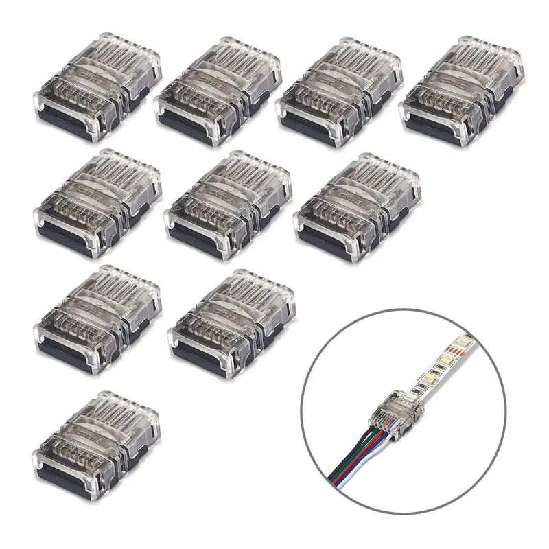 Led-Strip-Connector Wire Rgbww-2812 4pin 3pin 5pin 2pin for Rgbww-2812/3528/5050/.. 10pcs