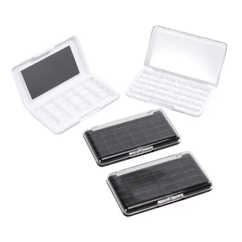 

4Pcs 24 Grids Refillable Empty Container Empty Eyeshadow Palette Lipstick Storage Box for Eyeshadow Lipstick Powder Mixed Style