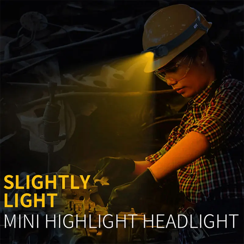 TMWT Lightweight XM- L2 LED Headlamp USB Rechargeable Flashlight Head Torch 18650 Work Headlight For Camping Night Fishing images - 6