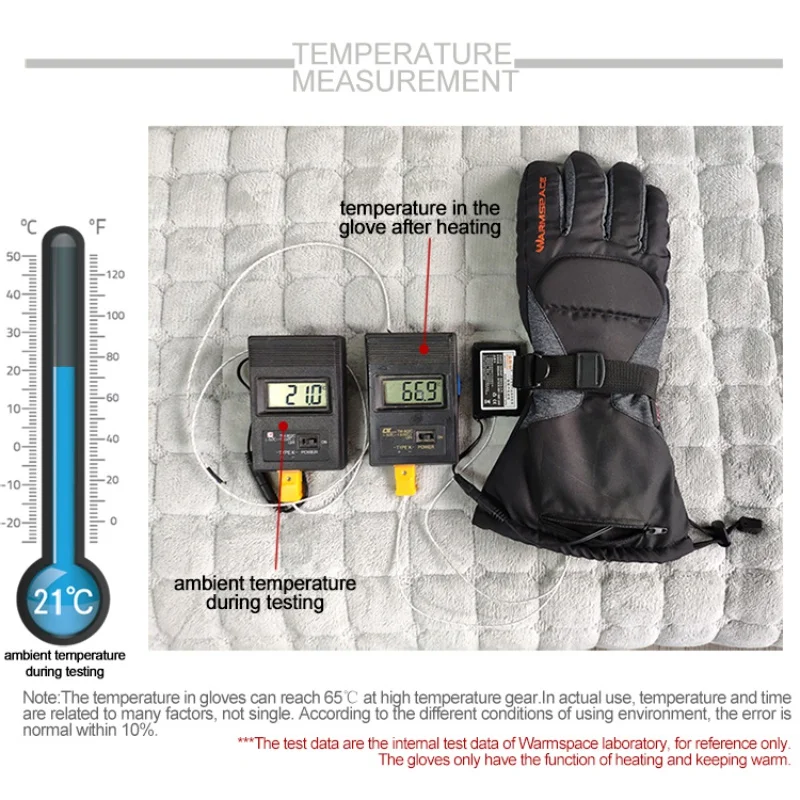 Мотоциклетные электрические водонепроницаемые теплые зимние перчатки с подогревом перчатки с сенсорным экраном на батарейках для езды на лыжах и велоспорта