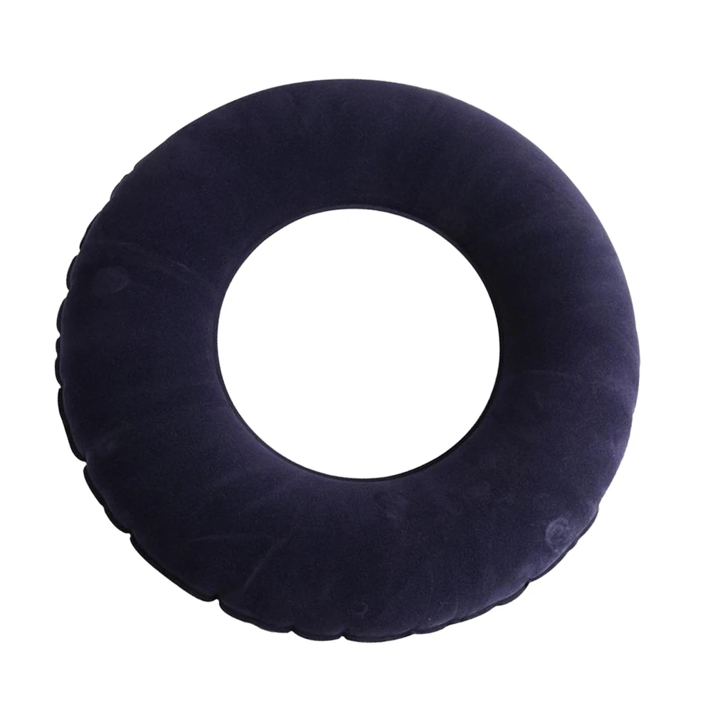 16 Inch Inflatable Donut Seat Cushion, Hemorrhoid Bedsore Back Tailbone Relief Pillow