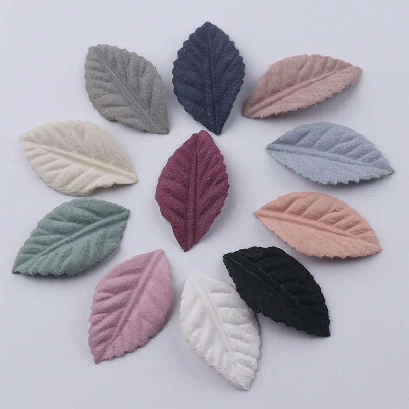 50 Teile/los 3,5 cm Neue Herbst Farbe Blätter Künstliche Blume DIY Handgemachte Kranz Sammelalbum Hochzeit Hause Dekoration Geschenk Gefälschte blume – Detail 2