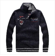 Новинка, 4XL 5XL, мужской свитер из флиса, Осень-зима, теплое кашемировое платье, тонкий толстый шерстяной свитер на молнии, Повседневный свитер, мужское вязаное пальто AF1383