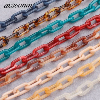 

assoonas C132,jewelry accessories,diy chain,plastic material,hand made,charms,jewelry making,diy bracelet necklace,1m/lot