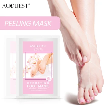 

Pair of Feet Mask Treatment Membrane Socks for Remove Callus Dead Skin Peeling Whitening Soft Smooth Foot Care Pedicure