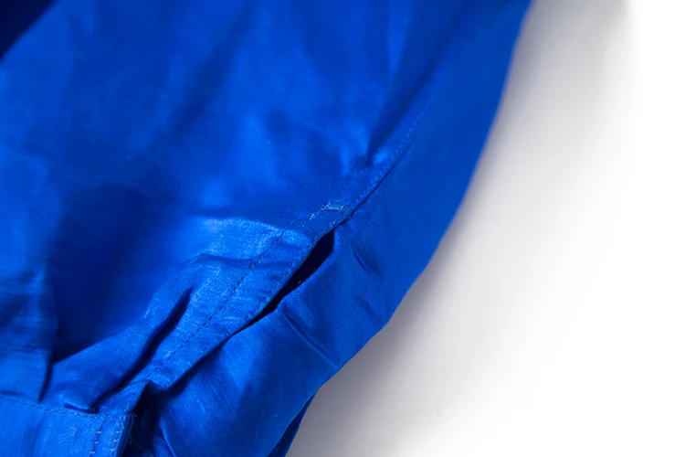 Натуральные Шелковые льняные блузки бриллиантового синего цвета с длинным рукавом из натурального шелка плюс размер блузки Топы для женщин повседневные рубашки больших размеров блузки