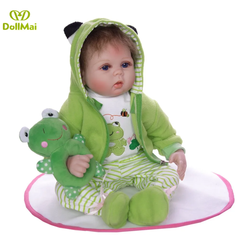 Силиконовые виниловые куклы Новорожденные 22 дюйма 55 см|reborn bonecas|baby reborn dollsdoll |
