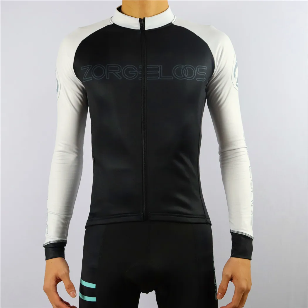 Thermal jacket 3 Zogeloos бренд Топ качество команда Велоспорт длинный Джерси Набор мужские зимние теплые куртки с длинным рукавом Одежда для шоссейных гонок - Цвет: Thermal jacket 3