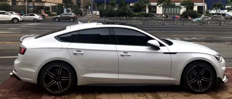 Спойлер из углеродного волокна для Audi A5 черное украшение в виде хвостового крыла задний спойлер багажника для audi a5 Карбон