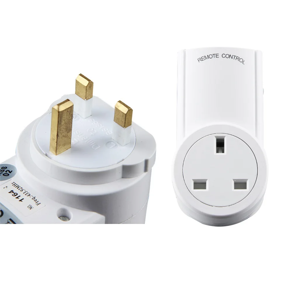 For Wireless Light Switch Plug Smart Socket 433 Mhz Smart Home Remote Control Power Outlet for Broadlink Rm Pro