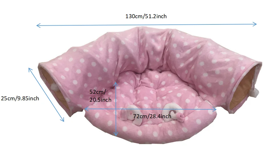 Игрушка для кошек двойного назначения и кровать для кошек складной туннель для кошек Ho использование для кошек маленькие собаки кошки товары для домашних животных лежак для собак кошачьи игрушки