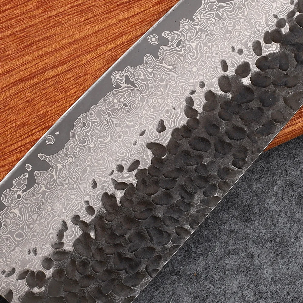 SHIBA ZI ZUO Tang Chef Knife Handmade Forged High-carbon Clad Steel Kitchen  Knives Cleaver Filleting Slicing Broad Butcher knife - AliExpress