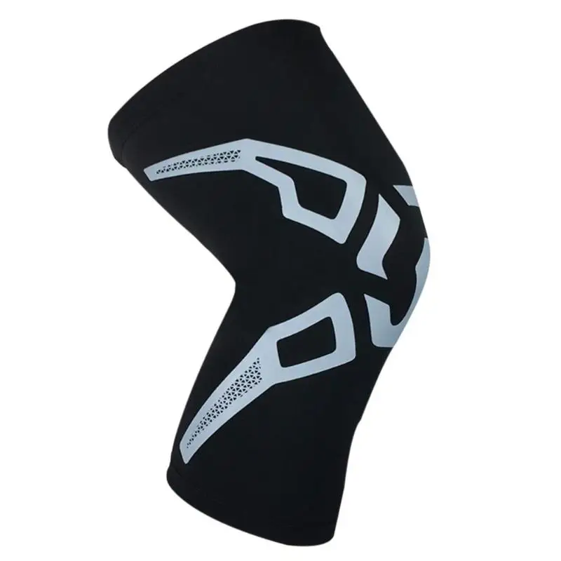 1pc Basketball Football Calf Sleeve Protective Pad Breathable Elastic Knee Protector Brace Support Outdoor Sports Kneepad