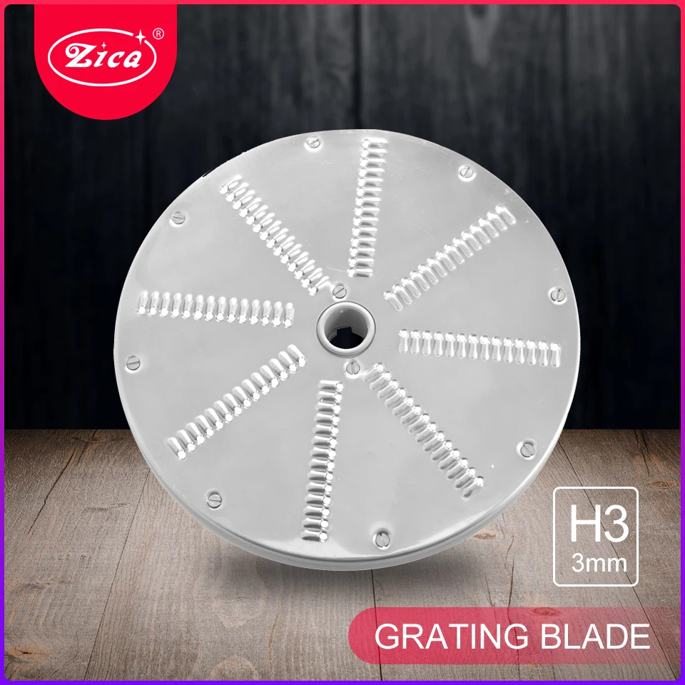 

ZICA Commercial Fruit Vegetable Slicer Cutter KNIVES，GRATING BLADE H3（3mm）