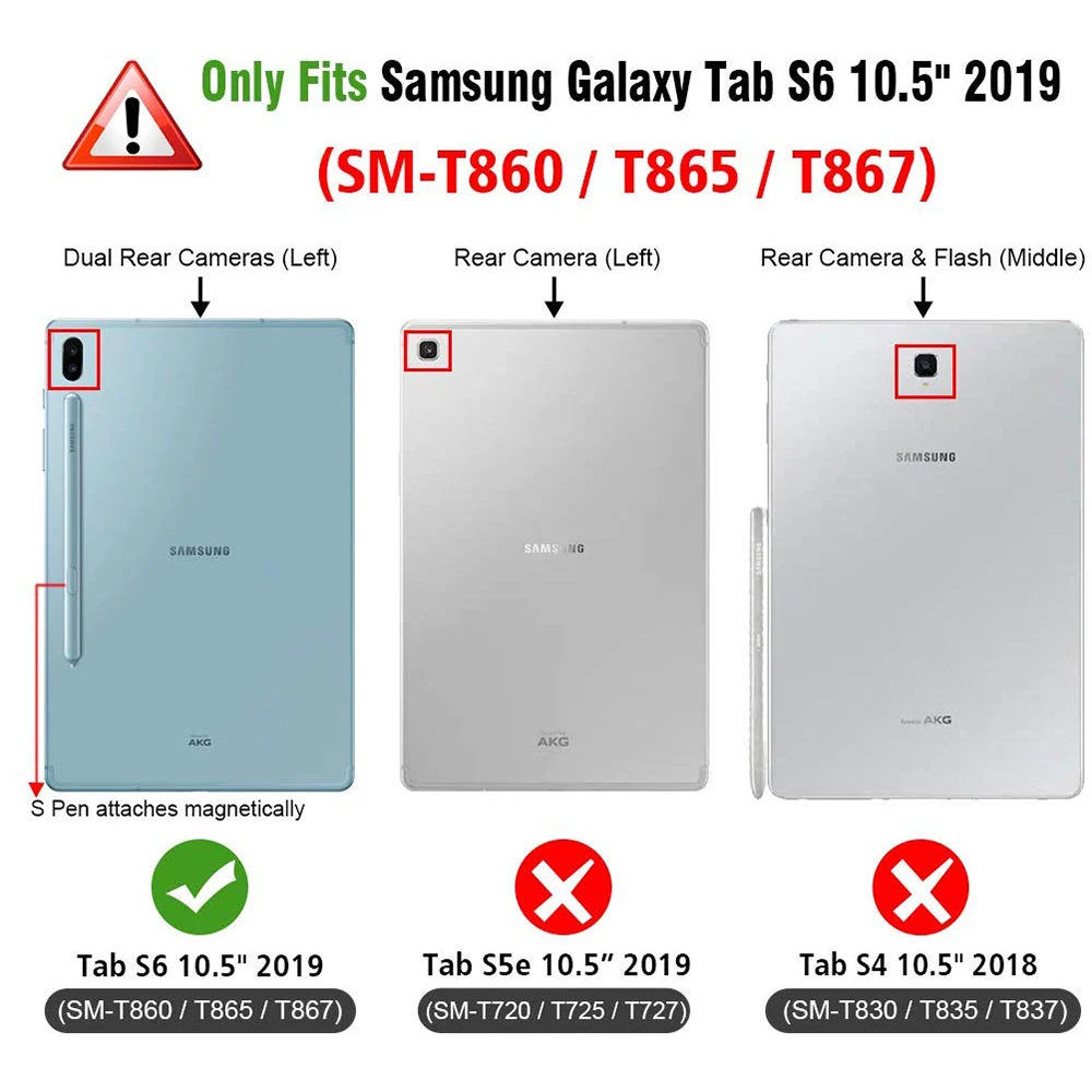 Чехол с испанской клавиатурой для samsung Galaxy Tab S6 10,5 дюймов SM-T860/T865 чехол из искусственной кожи с откидной подставкой и Bluetooth клавиатурой