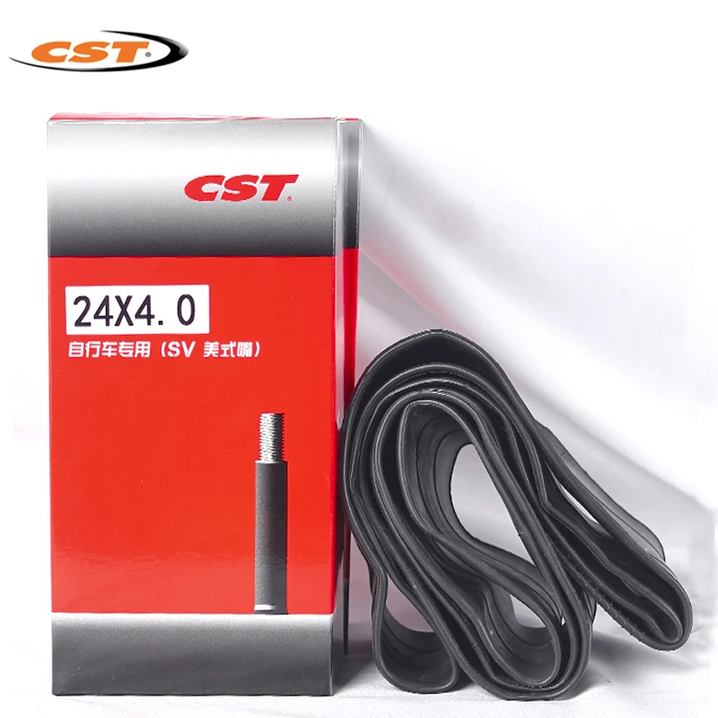 CST Bicycle Inner Tube 20x4.2 24X4.0 26X4.0 America Valve Camera For 20 24 26inch 4.0 4.2 Fat Tires BMX MTB Bike Cycling Parts