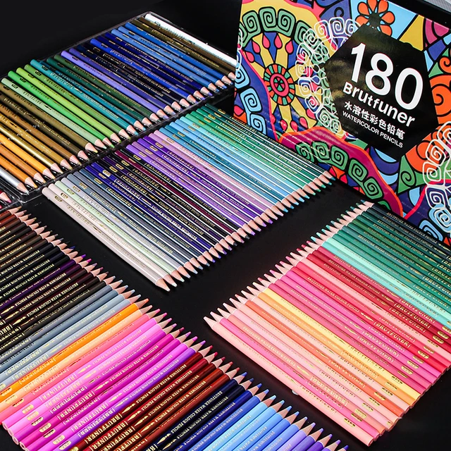 Wholesale 180 Professional Watercolour Pencils Multi Coloured