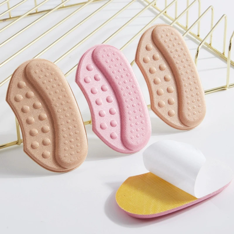 2022 New High Heels Insoles for Women Heel Protector Stickers Cushion Inserts Foot Heel Liners Pain Relief Pads Foot Accessories