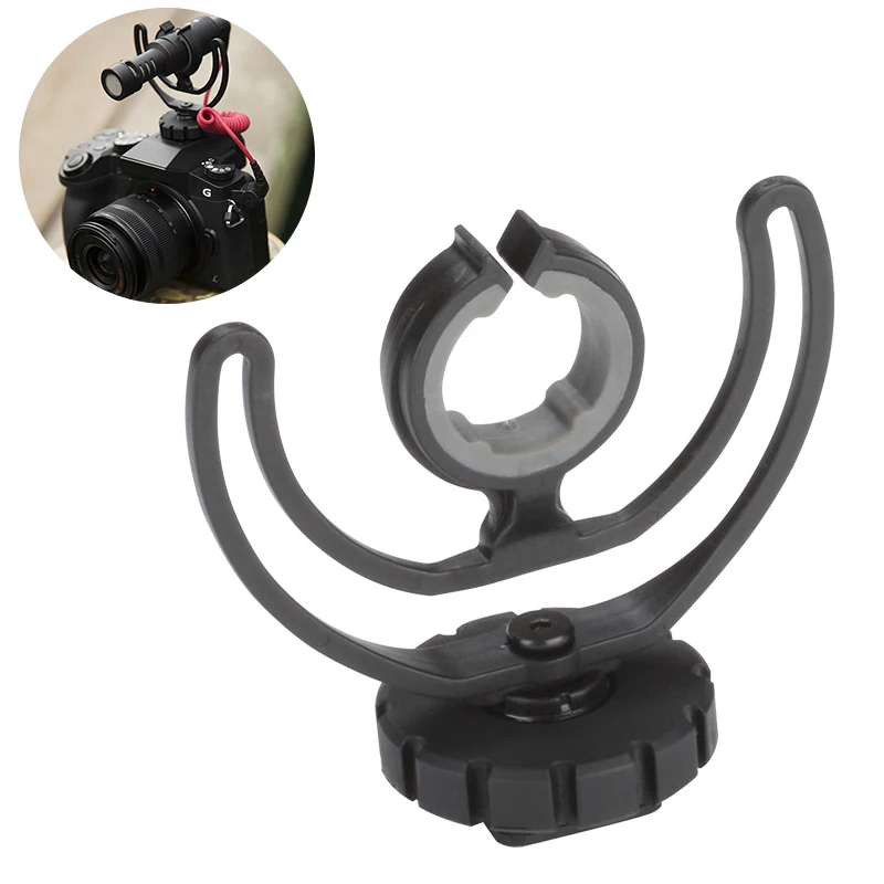 Camera Hot Shoe Shock Mount with Rycote Lyre Bracket for Rode VideoMicro VideoMic Me Microphone OC-shipping |