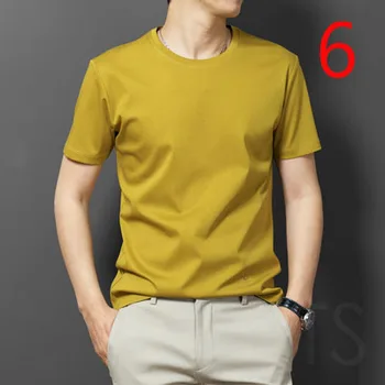 

Autumn long-sleeved t-shirt men's bottoming shirt 2019 new round neck top