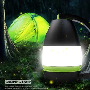 

9000LM Emergency Light Portable LED Camping Lantern USB Rechargeable for Fishing Flashlight