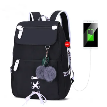 

New Large schoolbag cute Student School Backpack Printed Waterproof bagpack primary school book bags for teenage girls kids