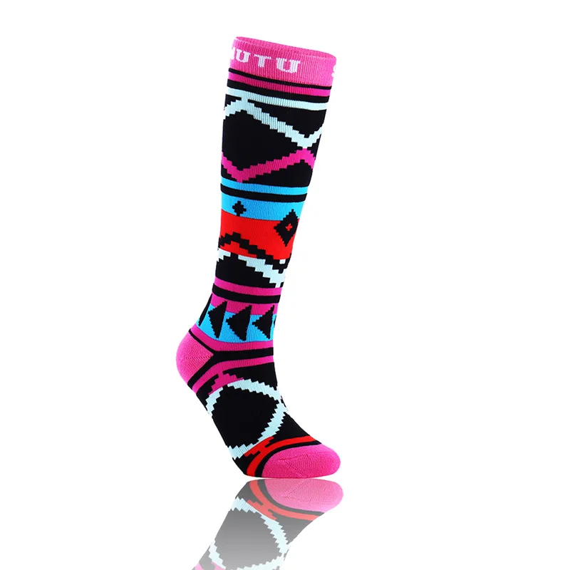 New Ski Socks for Child Boys and Girls Thermal Winter Outdoor Sports Snowboarding and Skiing Socks Long Snow Brands