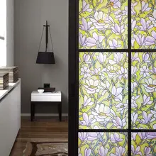Оконная пленка, уединение 45*100 см, декоративная кухонная мебель, домашние раздвижные двери, ванная комната, дом, матовые, защита от солнца, стеклянные наклейки