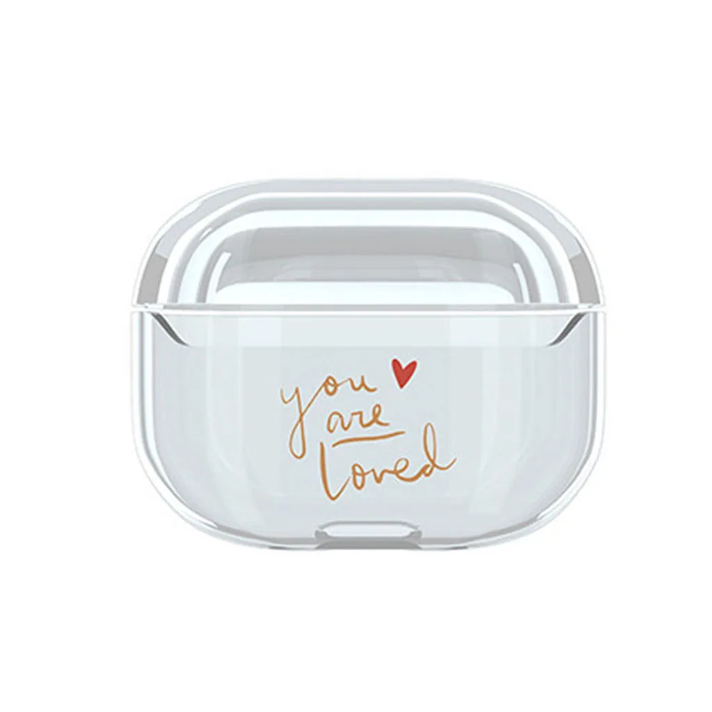 for Airpods Pro Earphones Cute PC Protective Case Cover Key Chain Pouch Skin Wireless Bluetooth for apple Headset Accessories #A