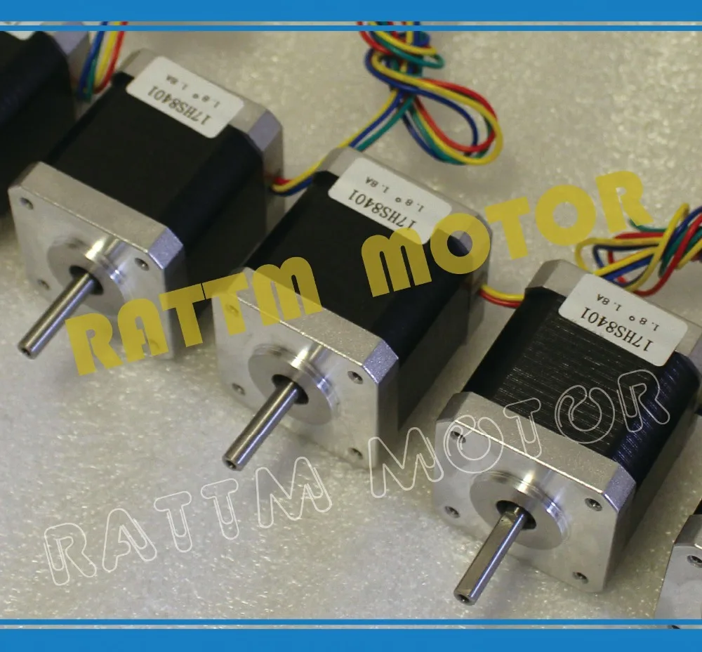 Rattmmotor 3 шт./лот 4 провода Nema17 (Национальная ассоциация владельцев
