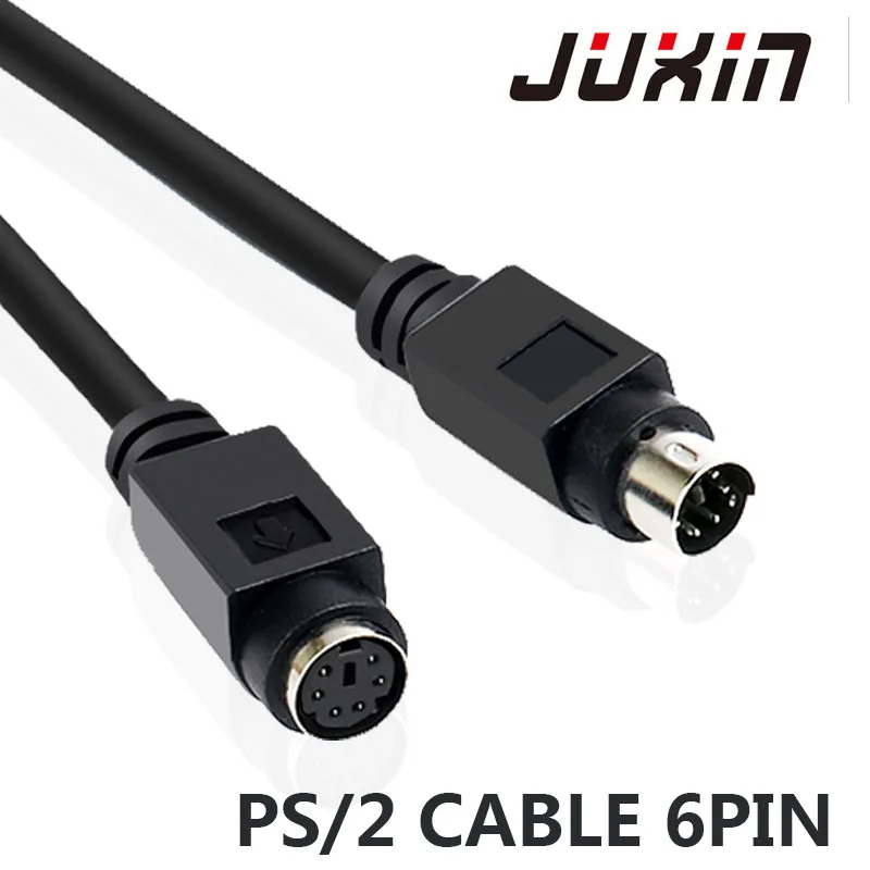 Cabo de Extensão de Teclado Pure Copper Ps2 ps Mouse Macho para Fêmea Pinos Placa-mãe 1m 15 m 3m 5m