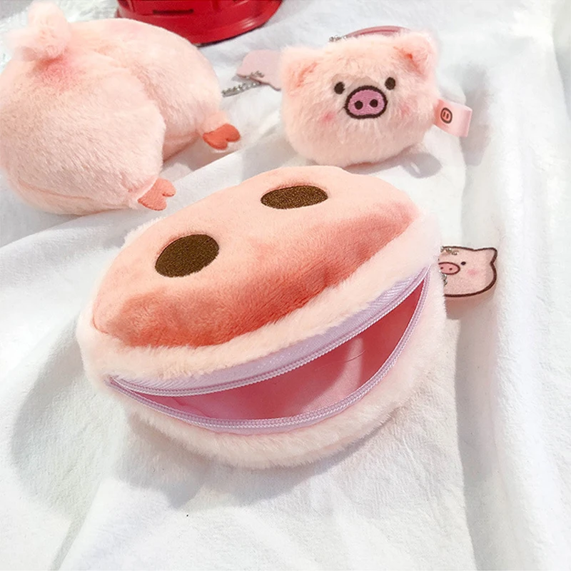 Плюшевый большой нос мультфильм Kawaii Мягкая кукла игрушки для детей Дети плюшевый Кошелек Органайзер сумка круглый кошелек Рождественский Декор