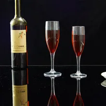 1 шт акриловые прозрачные чашки для шампанского вечерние бокалы для коктейлей 110 мл 150 мл 180 мл