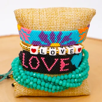 

ZHONGVI Boho Bracelet Women Japan Miyuki Tila Beads Bracelets Summer Beach Fashion Friendship Pulseras Mujer Femme Jewelry Gift