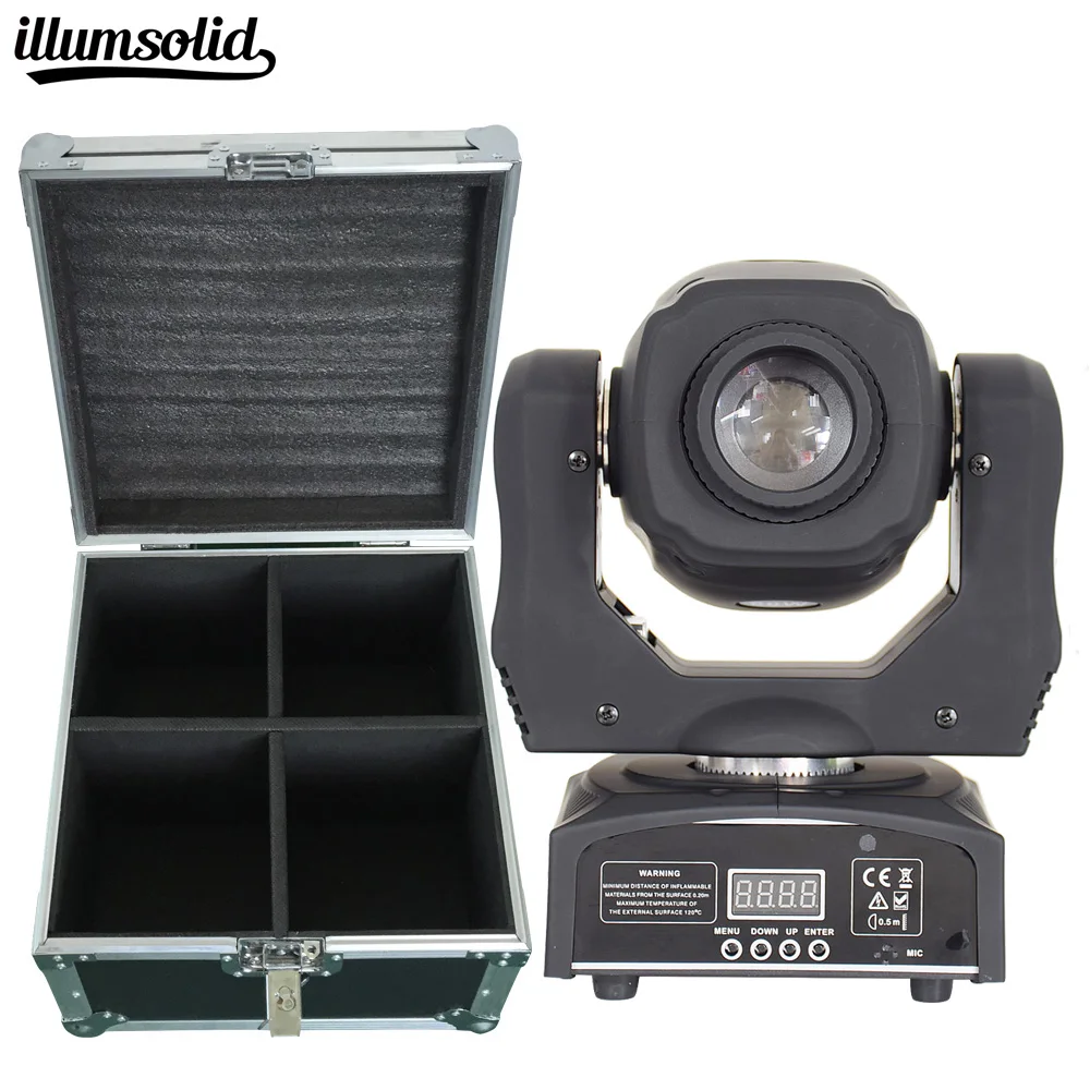 60 Вт Led Gobo Moving Head Lighting DJ Spot мобильный проектор Вращающаяся лампа для диско-бара