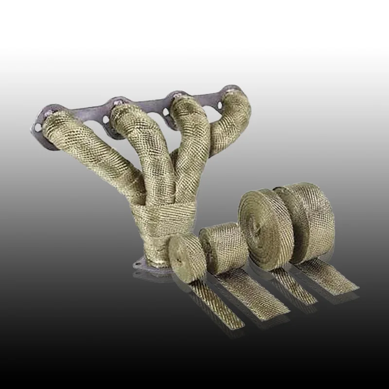 2&quotx5m Titanium Temp Exhaust Heat Wrap Army Green Heater Retention 10 Ties New | Автомобили и мотоциклы