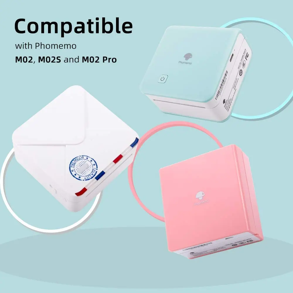 Тепловая бумага Phomemo для pomemo M02/M02S/M02Pro Мини карманный принтер печати термостикер