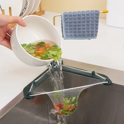 Towel Holder Kitchen Drains Gadget Cleaner Leftovers Filter Hanging Kitchen Strainers Design Cocina Accesorio Home Improvement
