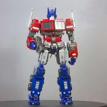 

In Stock Optimus Prime Gundam Robot Set Static Model 2700 pcs Building Block Bricks Toys Children Christmas Gifts