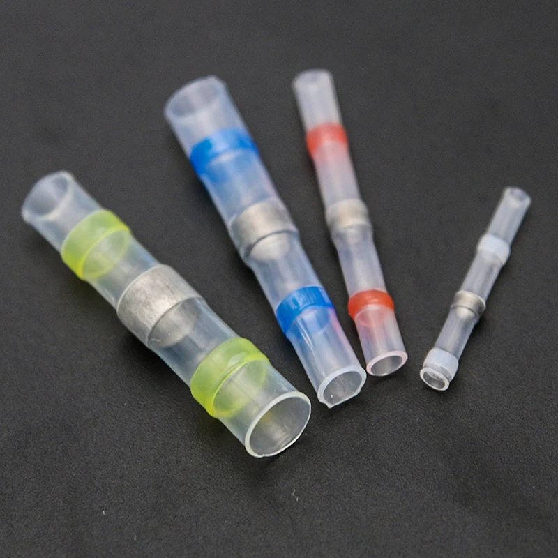 

60Pcs 1.5-6.0mm2 Waterproof Seal Solder Butt Connectors Splice Soldering Terminal set wire Connectors Assortment kit