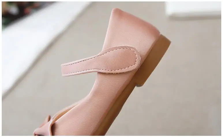 Cute girl shoes fashion lace bow children's shoes party dance princess girl flower shoes for girls soft cute shoes school party