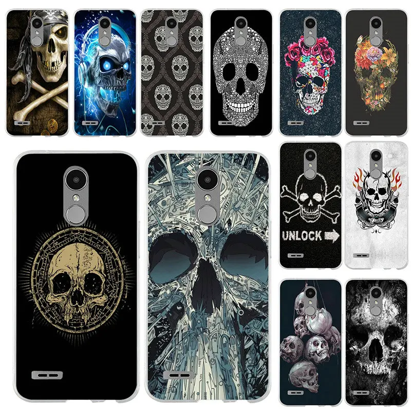 Dark Skull Face Paint Illustration Soft Phone Cases for LG K4 K7 K8 K10 2017 G2 G3 Mini G4 G5 G6 Stylus Nexus 5 5X V10 V20 V30 | Мобильные