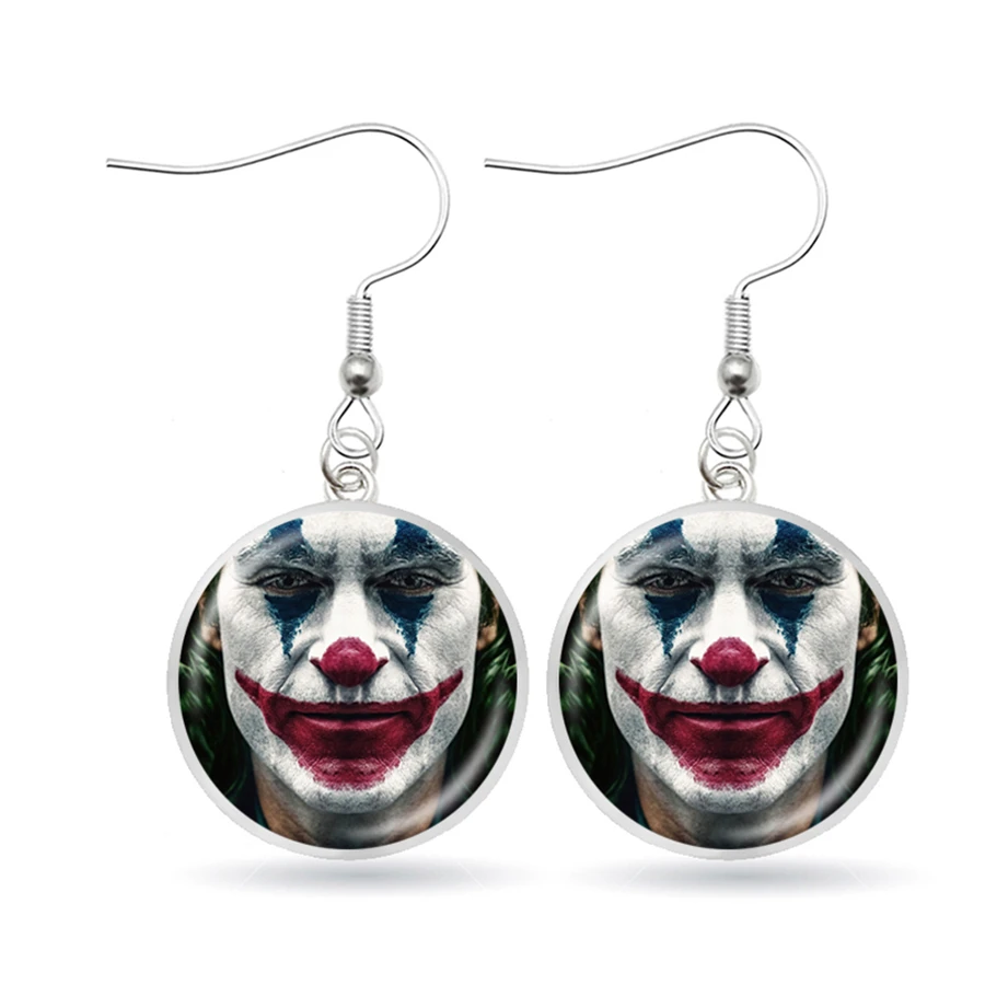 DC серьги с джокером ужас Стивен Кинг это мы все плаваем здесь Pennywise отряд